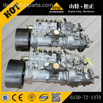 D65E-12 6D125E-2A-45 Einspritzpumpen-Baugruppe 6150-72-1370 Komatsu Ersatzteile